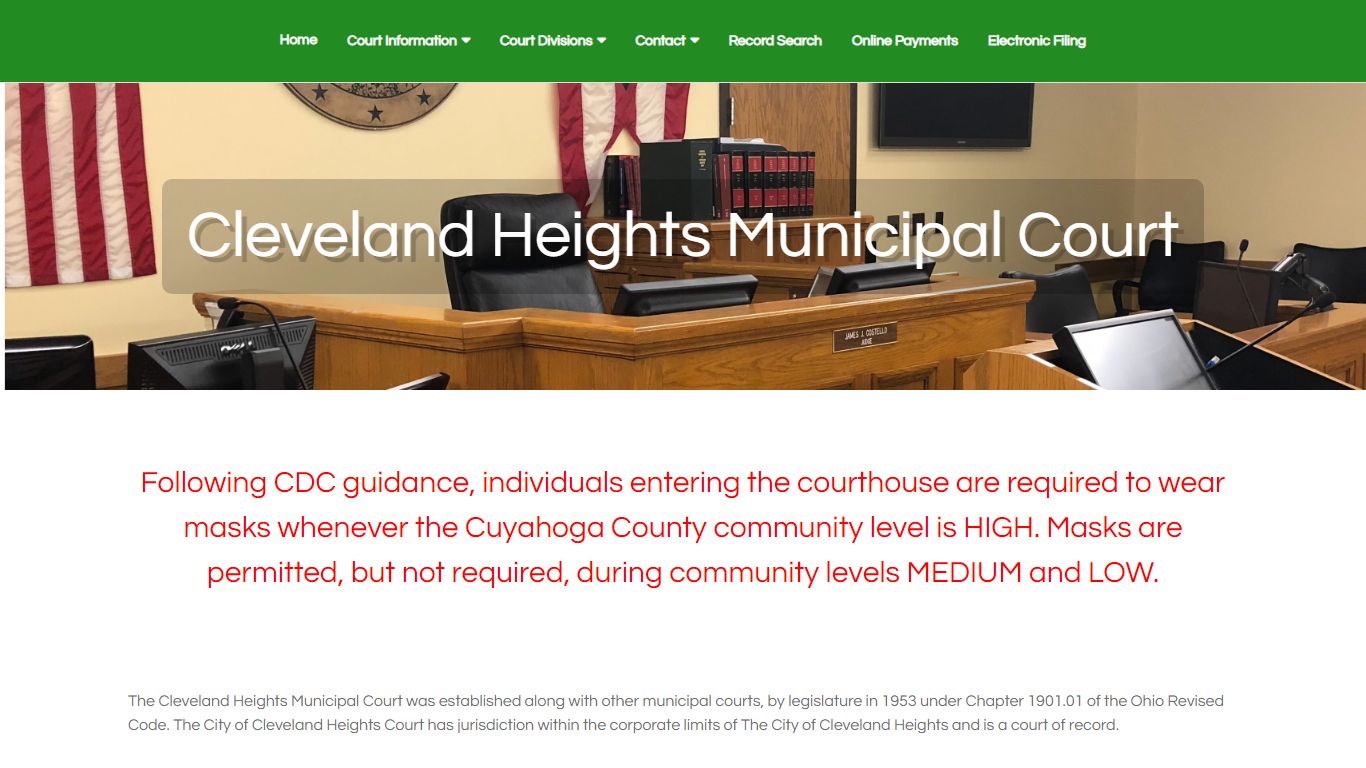 Cleveland Heights Municipal Court - Home