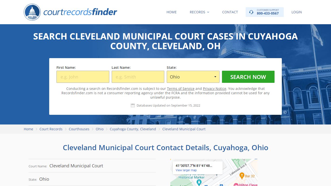 Cleveland Municipal Court Case Search - RecordsFinder